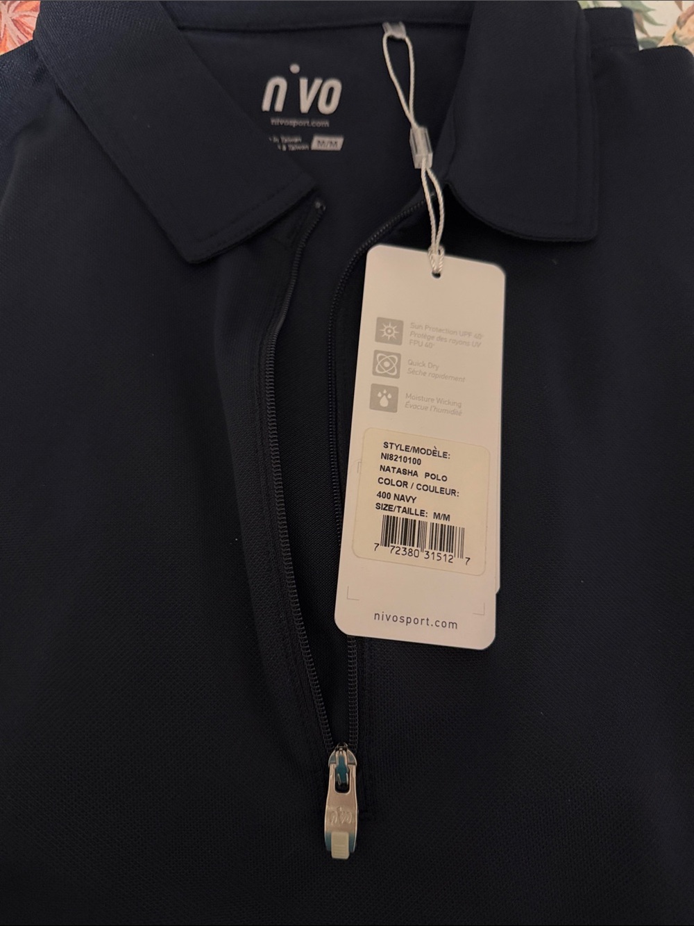 Navy women’s golf shirt